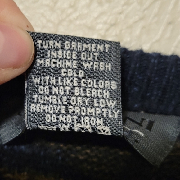 Vintage Serafini 3d Knit Grandpa Dad Crew Sweater y2k 90s Men's Sweater Size XL - Picture 7 of 8